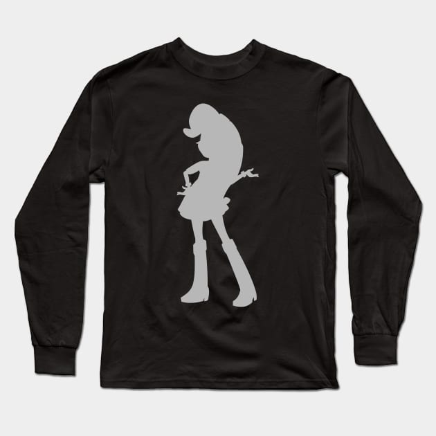 Rarity Equestria Girls Silhouette Long Sleeve T-Shirt by Wissle